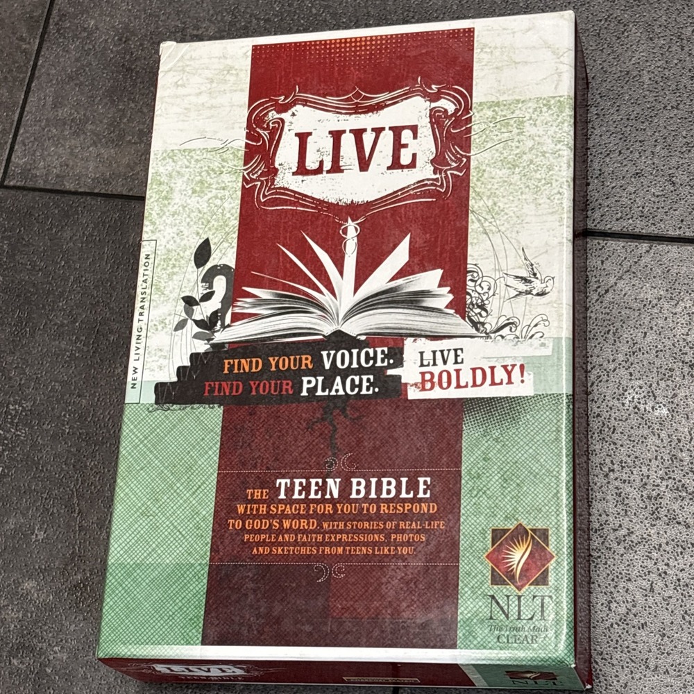 Live NLT Teen Study Bible Faux Leather, Tyndale New Living Translation Journal